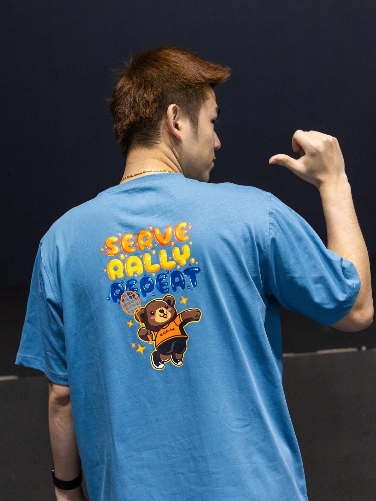 YONEX 2026 Bear-minton Oversized Tee - Unisex Badminton Shirt