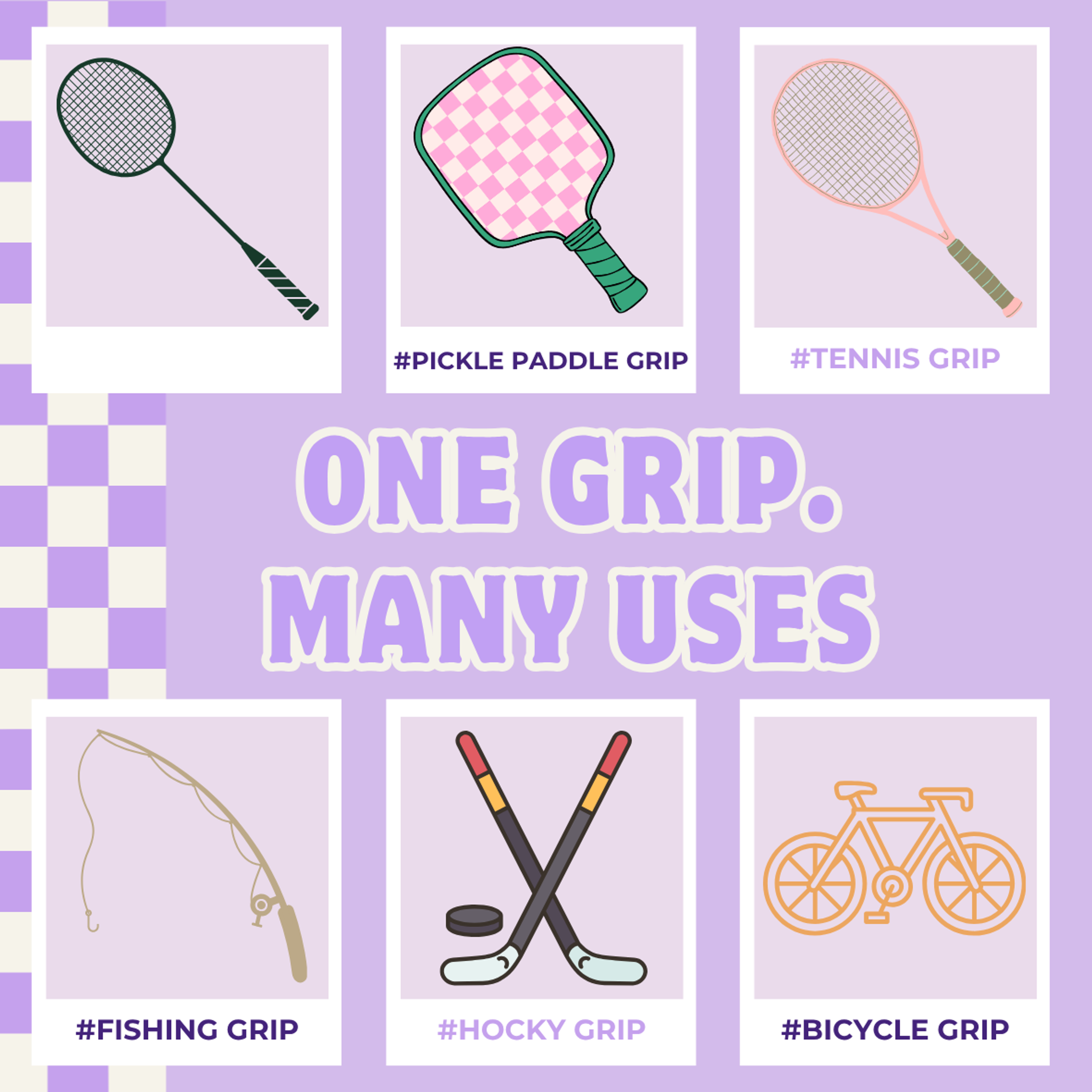 HITOSU Dry & Soft Cushion Overgrip Long& Lasting Overgrip