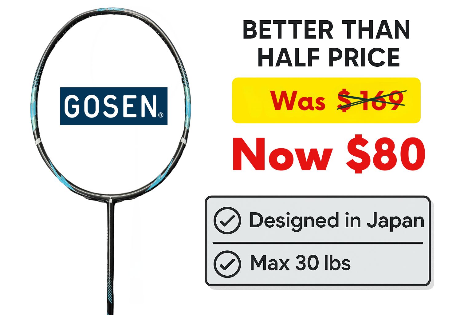 GOSEN TH1000-Q1 Blue/ 30lbs