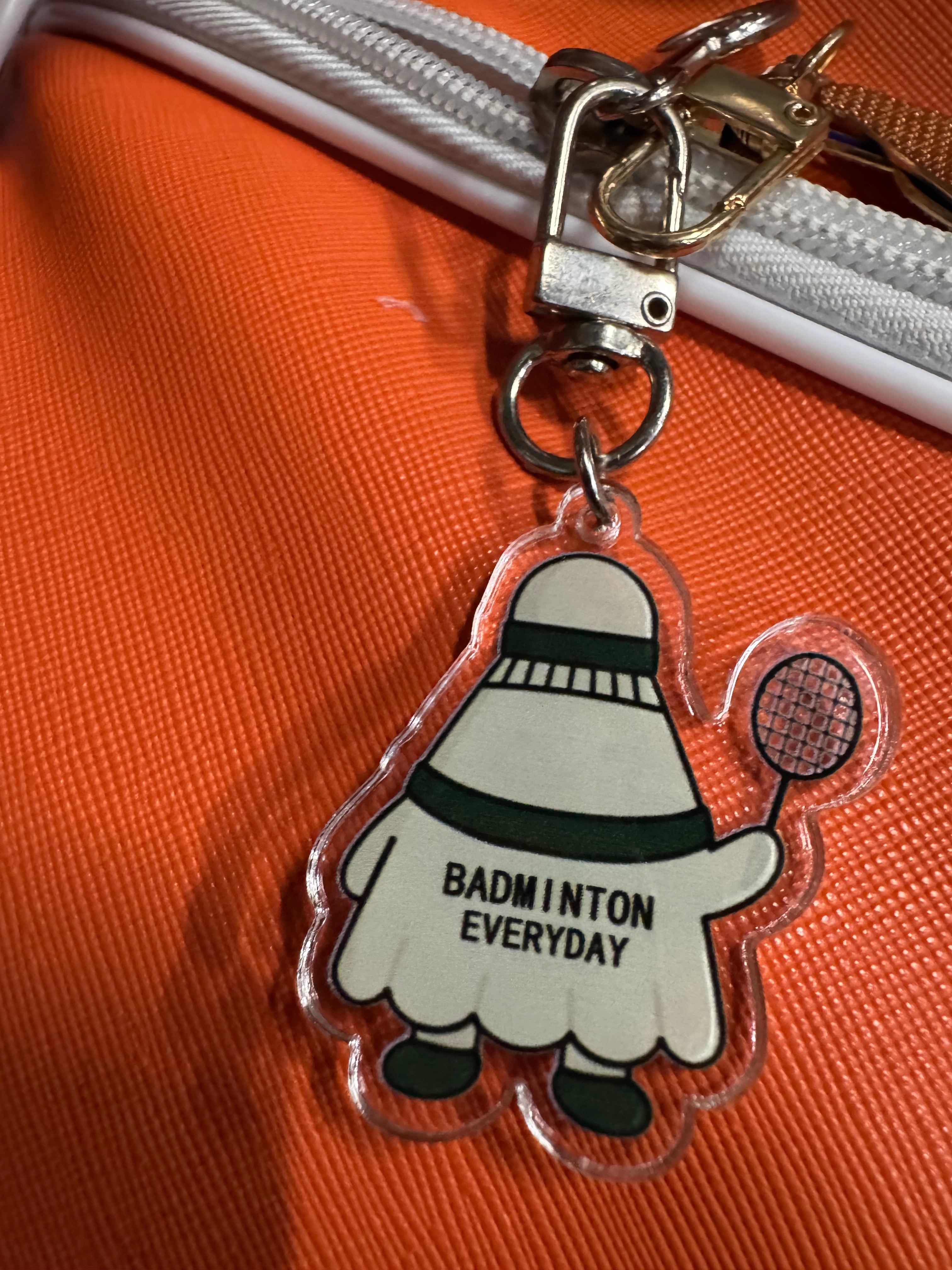 Exclusive Add One Badminton Everyday Mascot Keychain Pendant