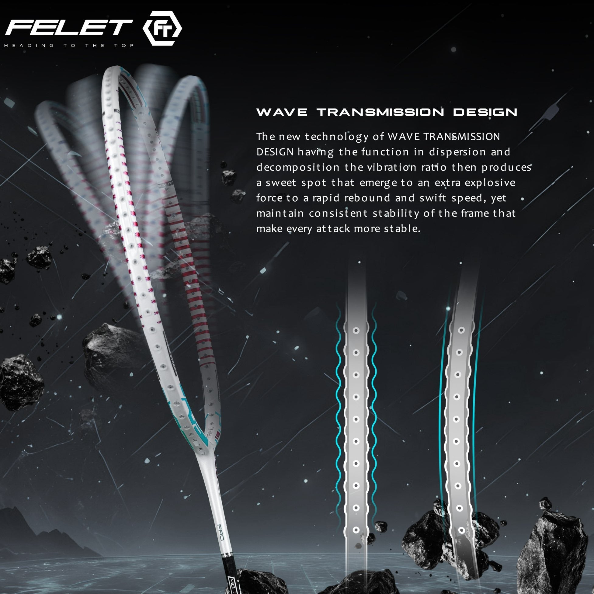 Felet Nevow TJ 1000 Badminton Racquet