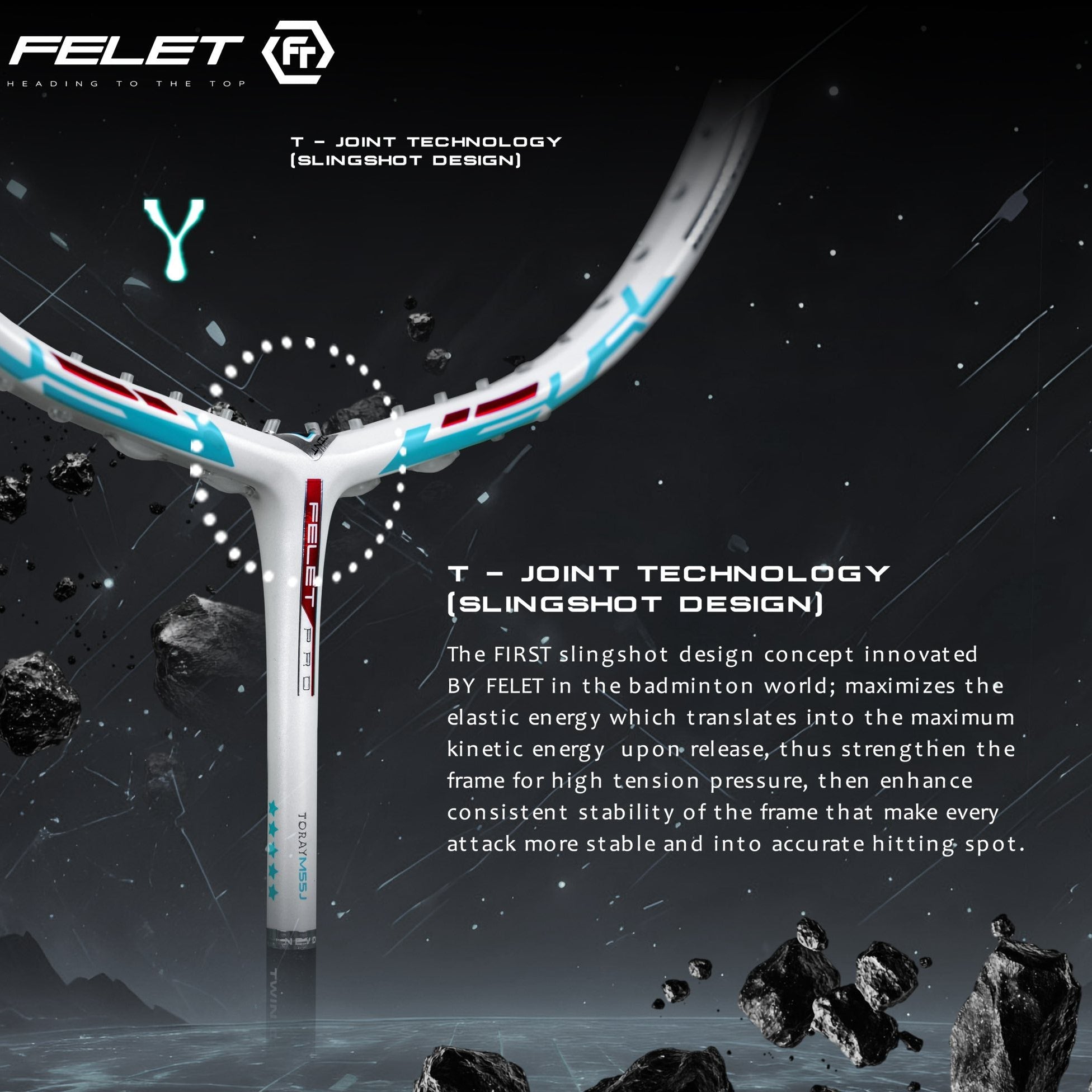 Felet Nevow TJ 1000 Badminton Racquet