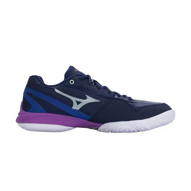 MIZUNO Wave Claw Pro 3 Badminton Shoes - Beacon Blue/Lava Orange/Surf The Web - badminton shoes at Add One