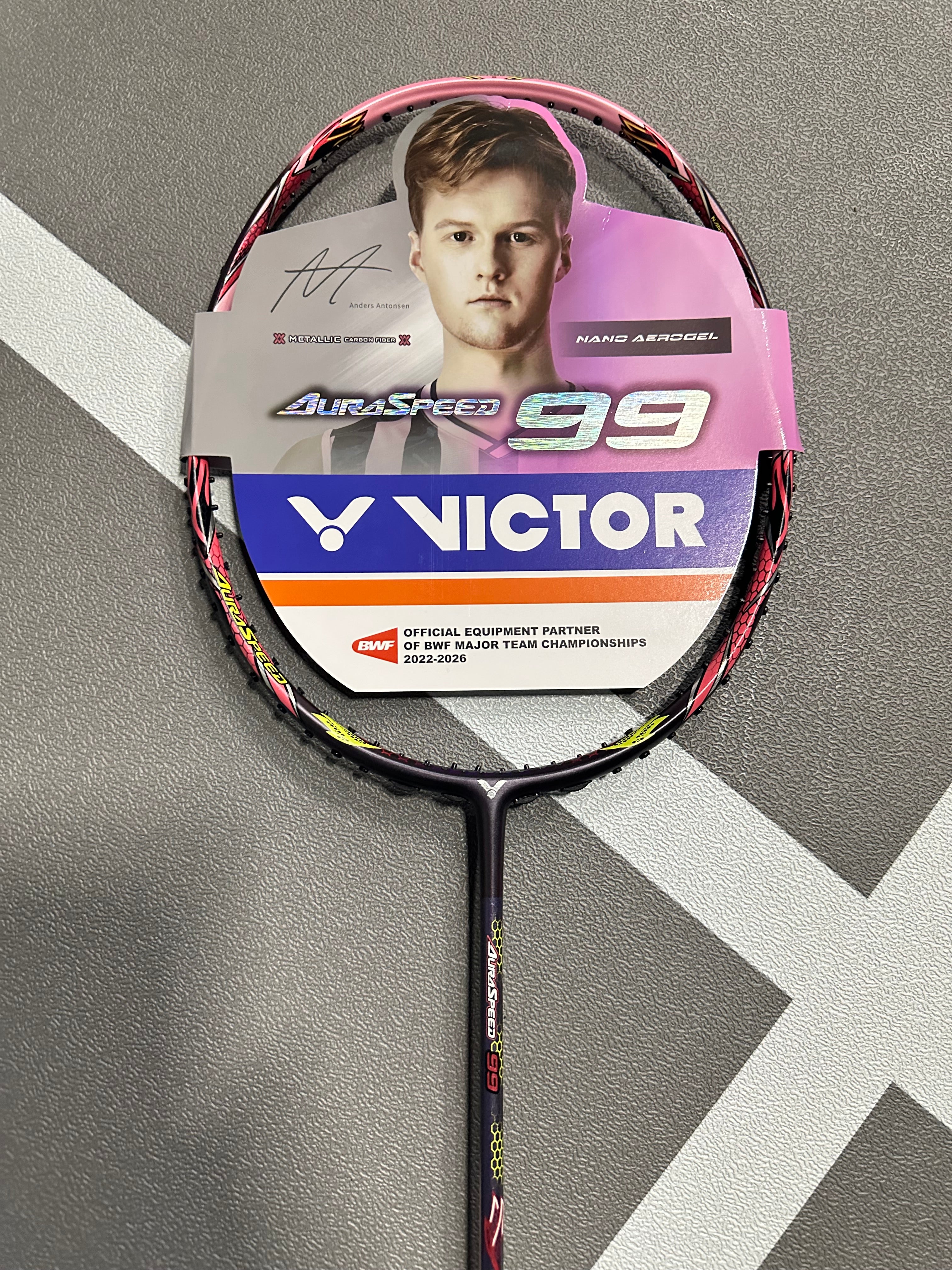 Victor 2026 Auraspeed 99 Metallic 4uG5 (BlueBerry) Badminton Racquet