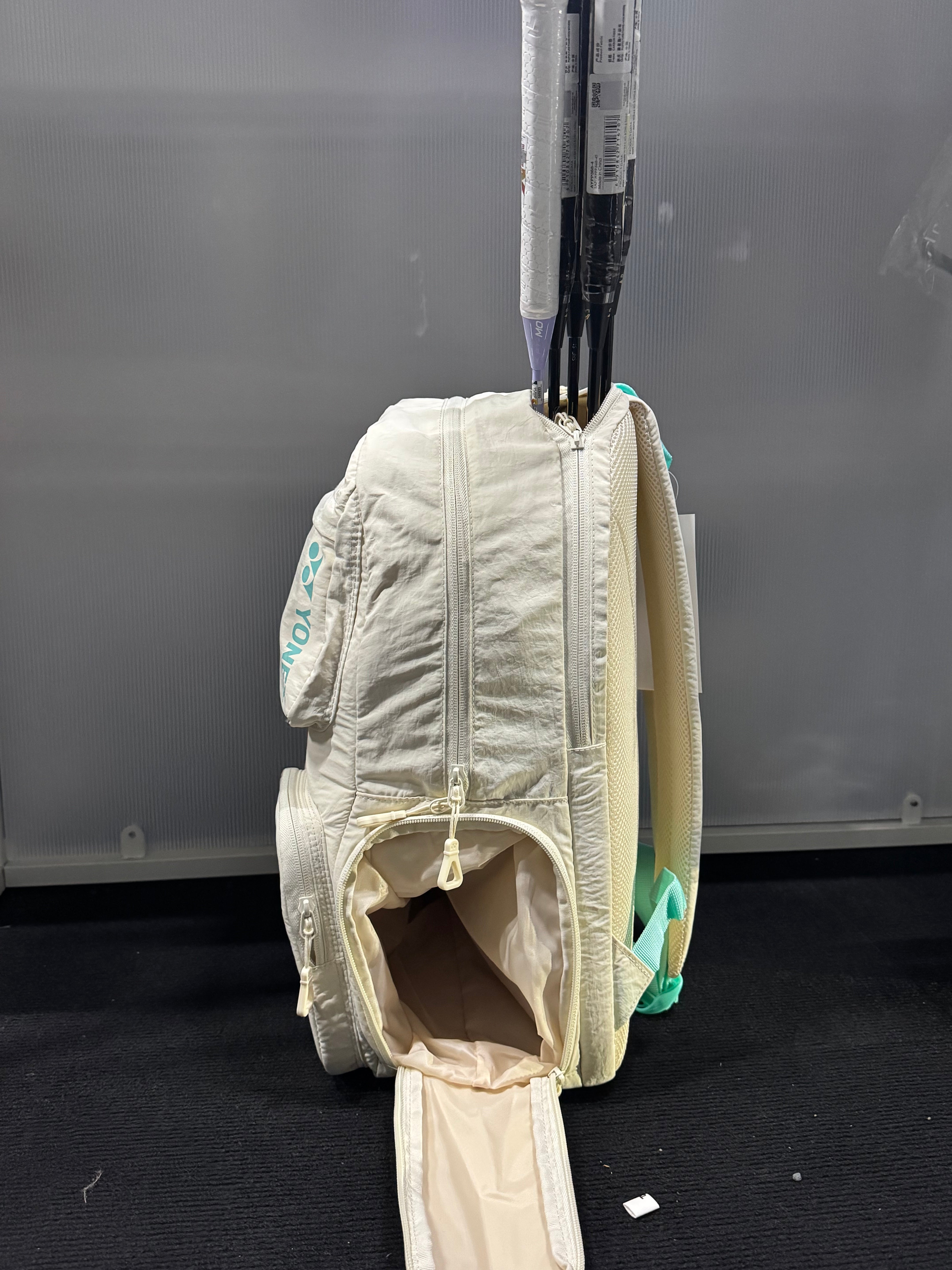 YONEX All Day Backpack - White Alyssum (3-5 pcs racket)