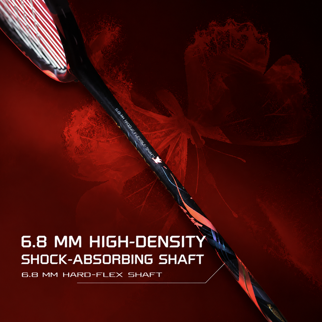 LI-NING BladeX 800 Power Badminton Racquet (Red) Used by Leo Rolly Carnando - Indonesia Player - Unstrung