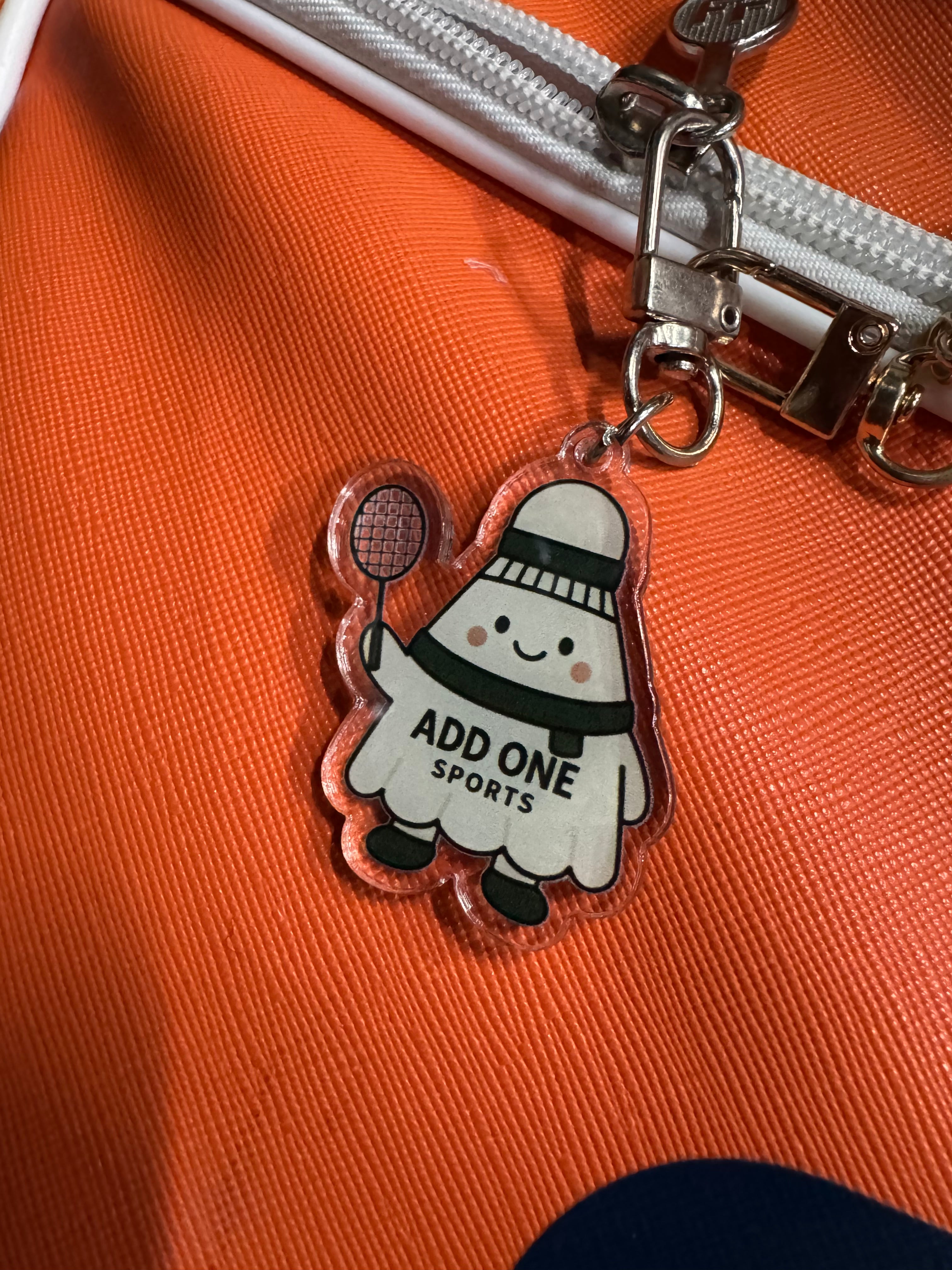 Exclusive Add One Badminton Everyday Mascot Keychain Pendant