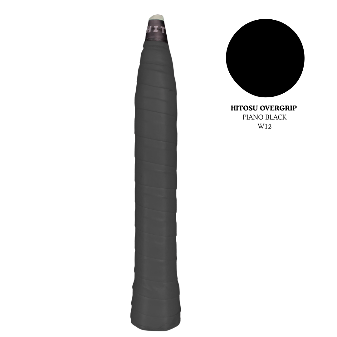 Hitosu Black overgrip tacky grip sticky grip long-lasting grip.