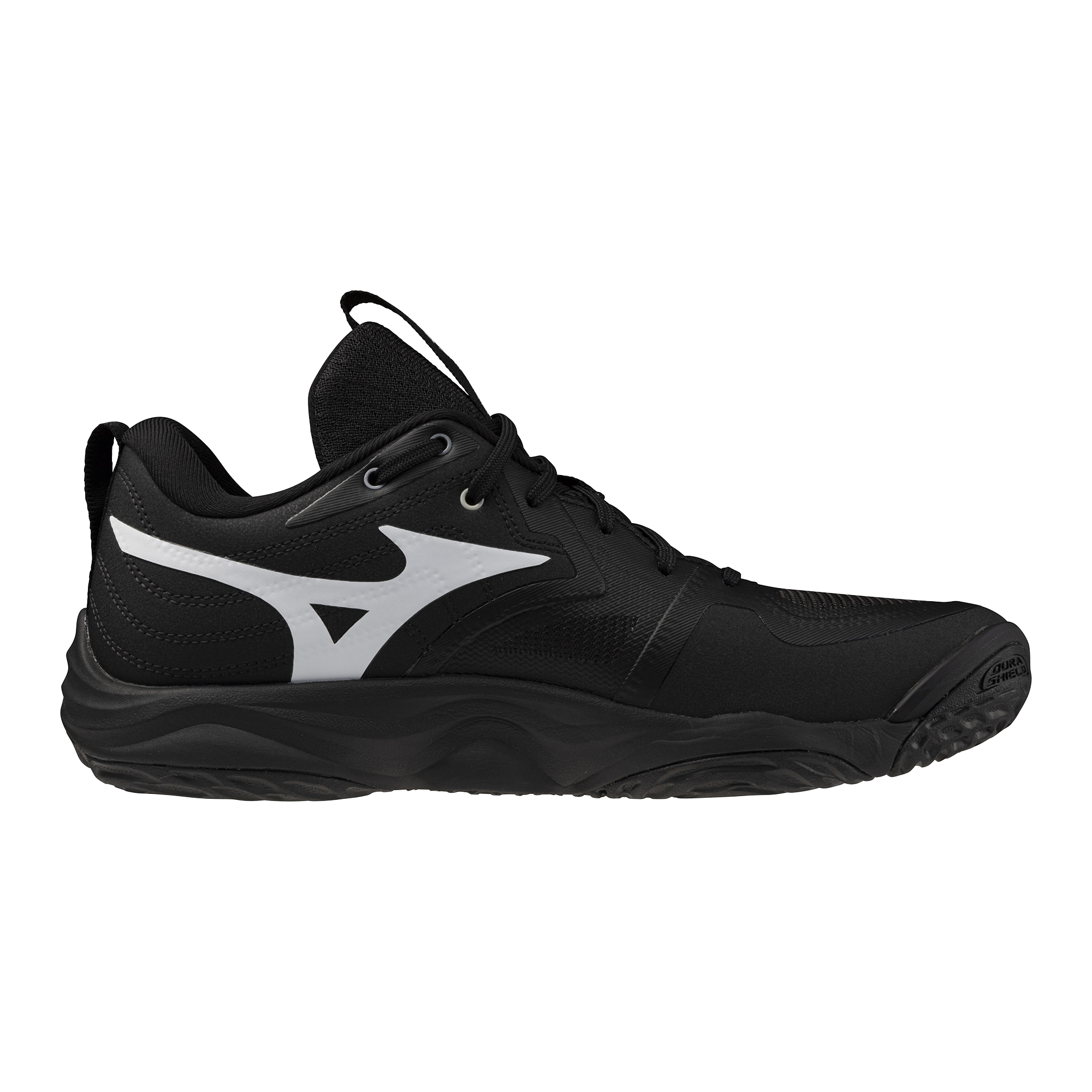 Mizuno Wave Momentum Elite 2026 Black Indoor Court Shoes Black/Metallic Gray/India Ink