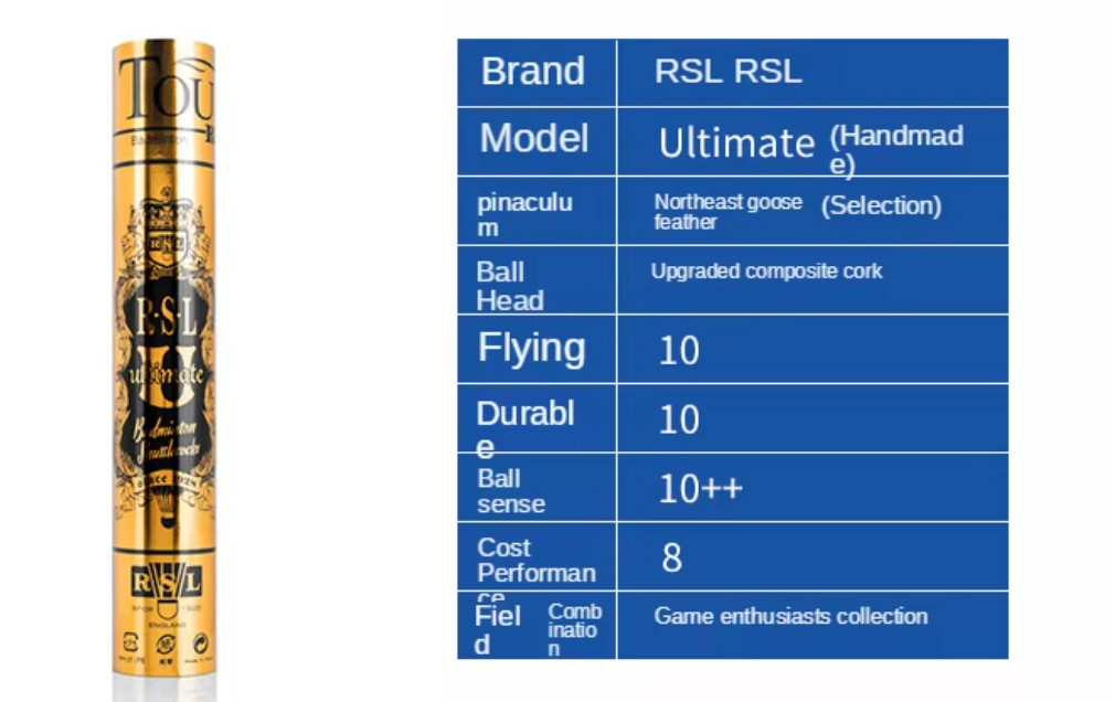 RSL Ultimate Shuttlecocks (BEST of RSL)