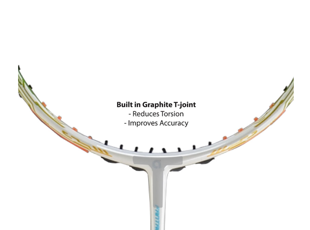 Apacs Fantala Pro 101  (White or Black) ( up to 38lbs)- Pro Badminton Racket