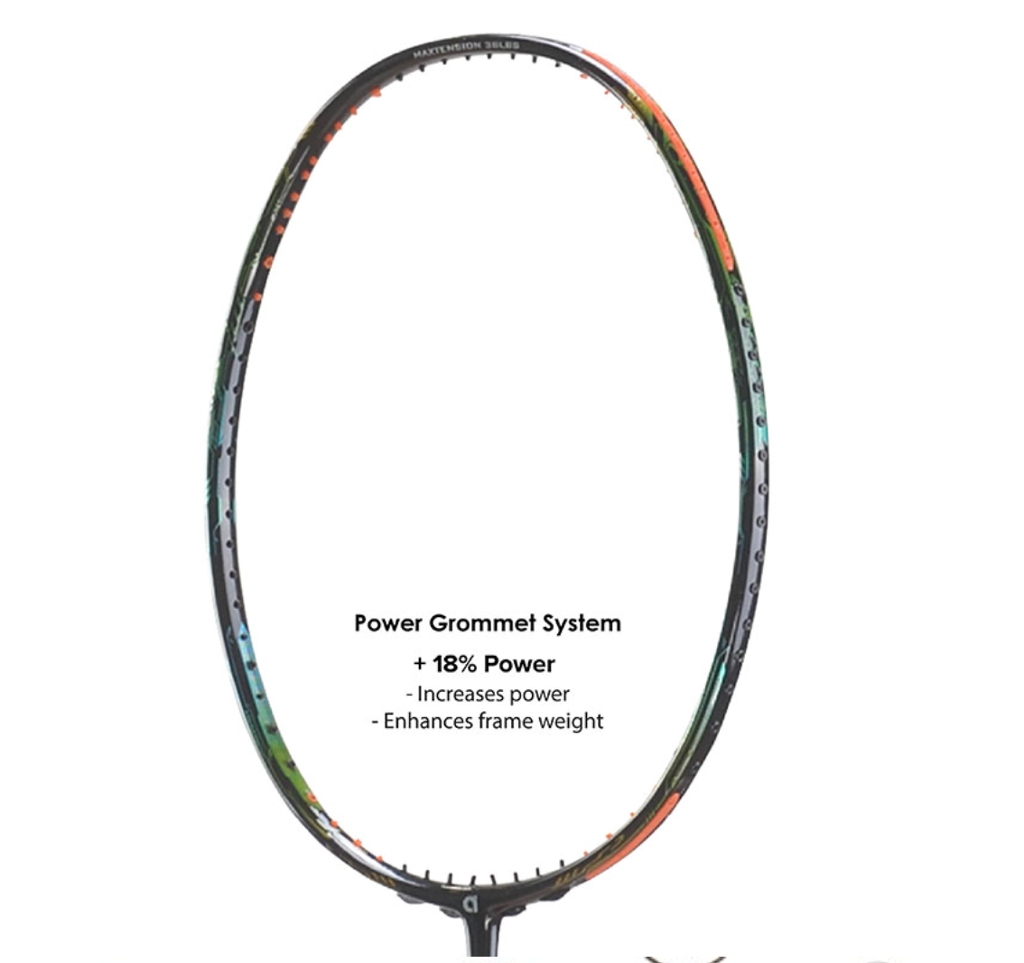 Apacs Fantala Pro 101  (White or Black) ( up to 38lbs)- Pro Badminton Racket