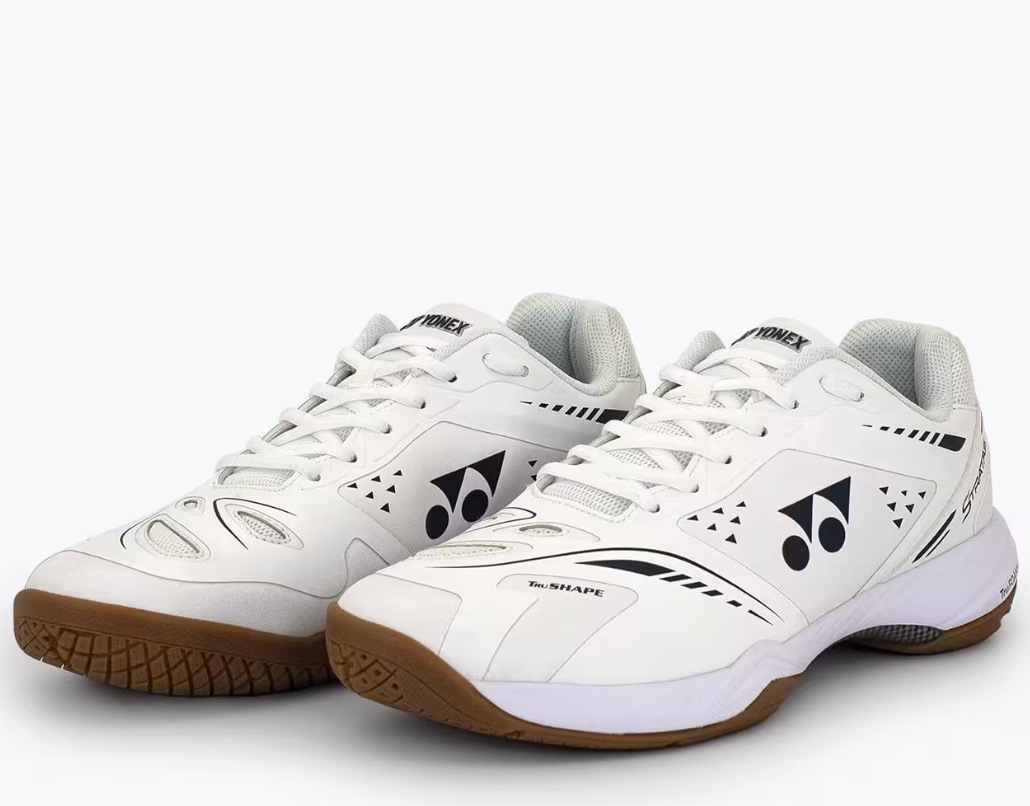 NEW Yonex Badminton Shoes Stratas (WIDE) White/Dark Indigo