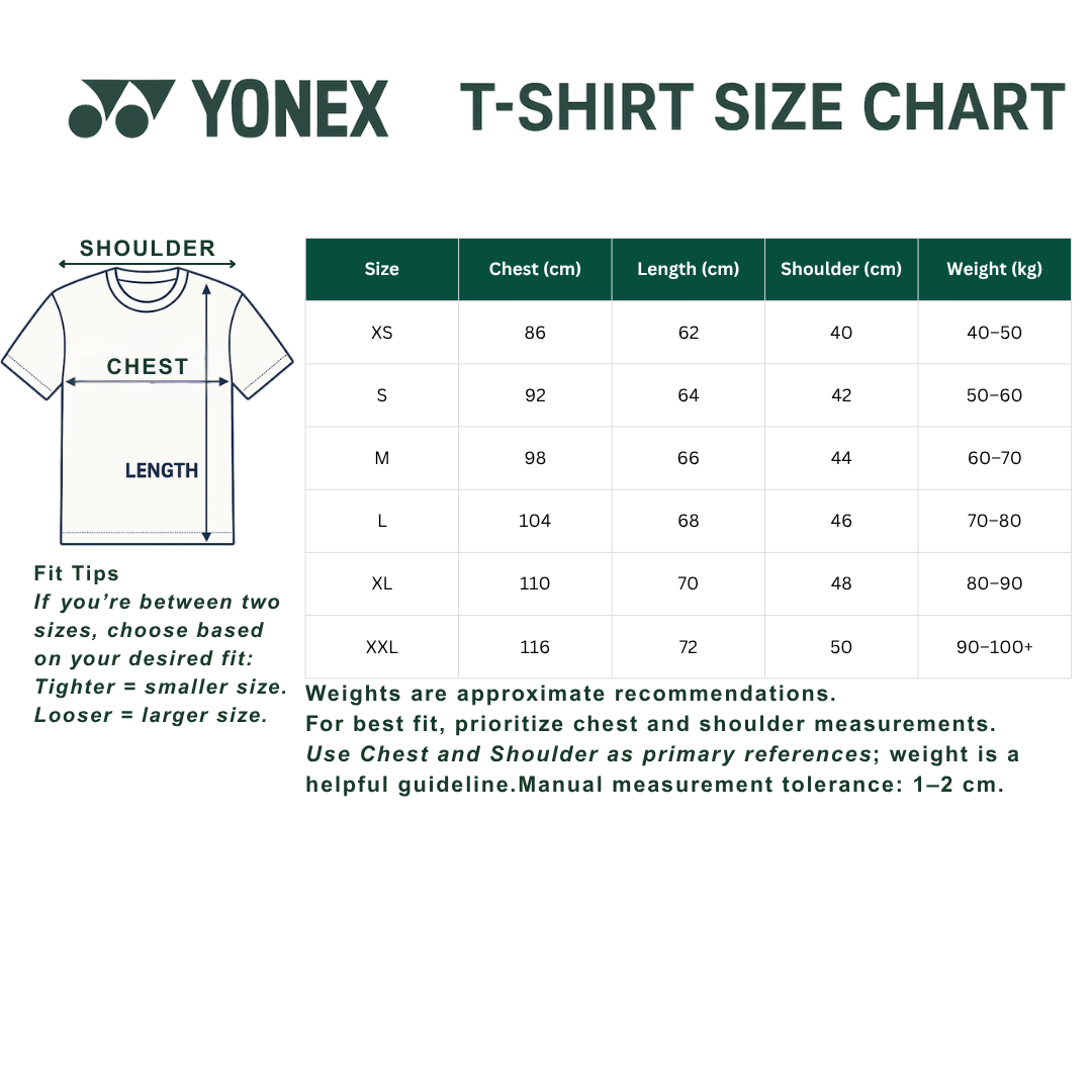 Yonex V Neck T-Shirt 2916