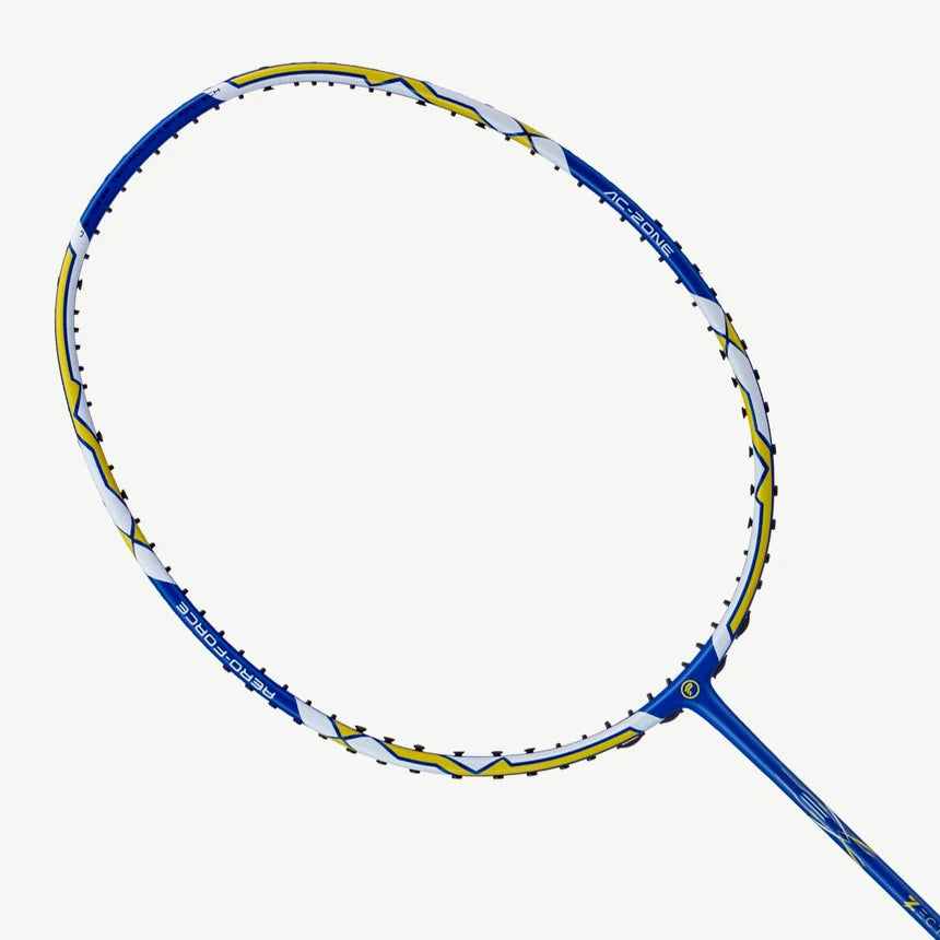Protech Zecter G3 (Blue/White) 4u (Max 35 lbs )Badminton Racket - Unstrung & Free Grip