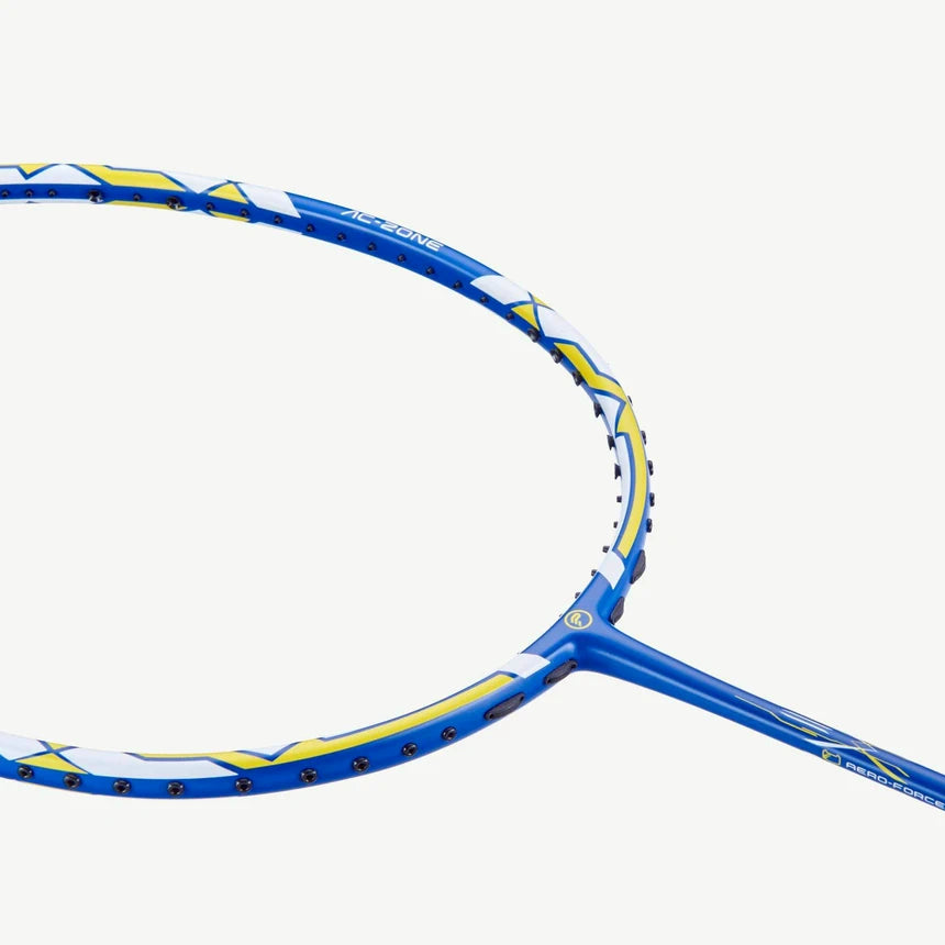 Protech Zecter G3 (Blue/White) 4u (Max 35 lbs )Badminton Racket - Unstrung & Free Grip