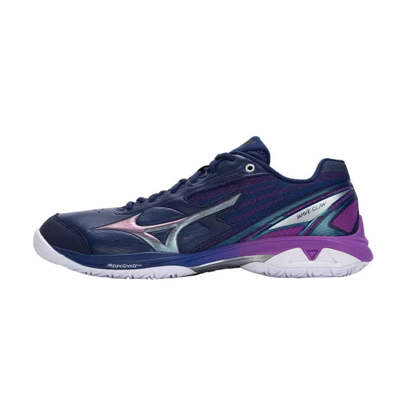 MIZUNO Wave Claw Pro 3 Badminton Shoes - Beacon Blue/Lava Orange/Surf The Web - badminton shoes at Add One