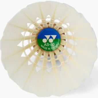 Yonex Aerosensa 50 Badminton Shuttlecocks (Tournament Grade Feather) - Speed 3