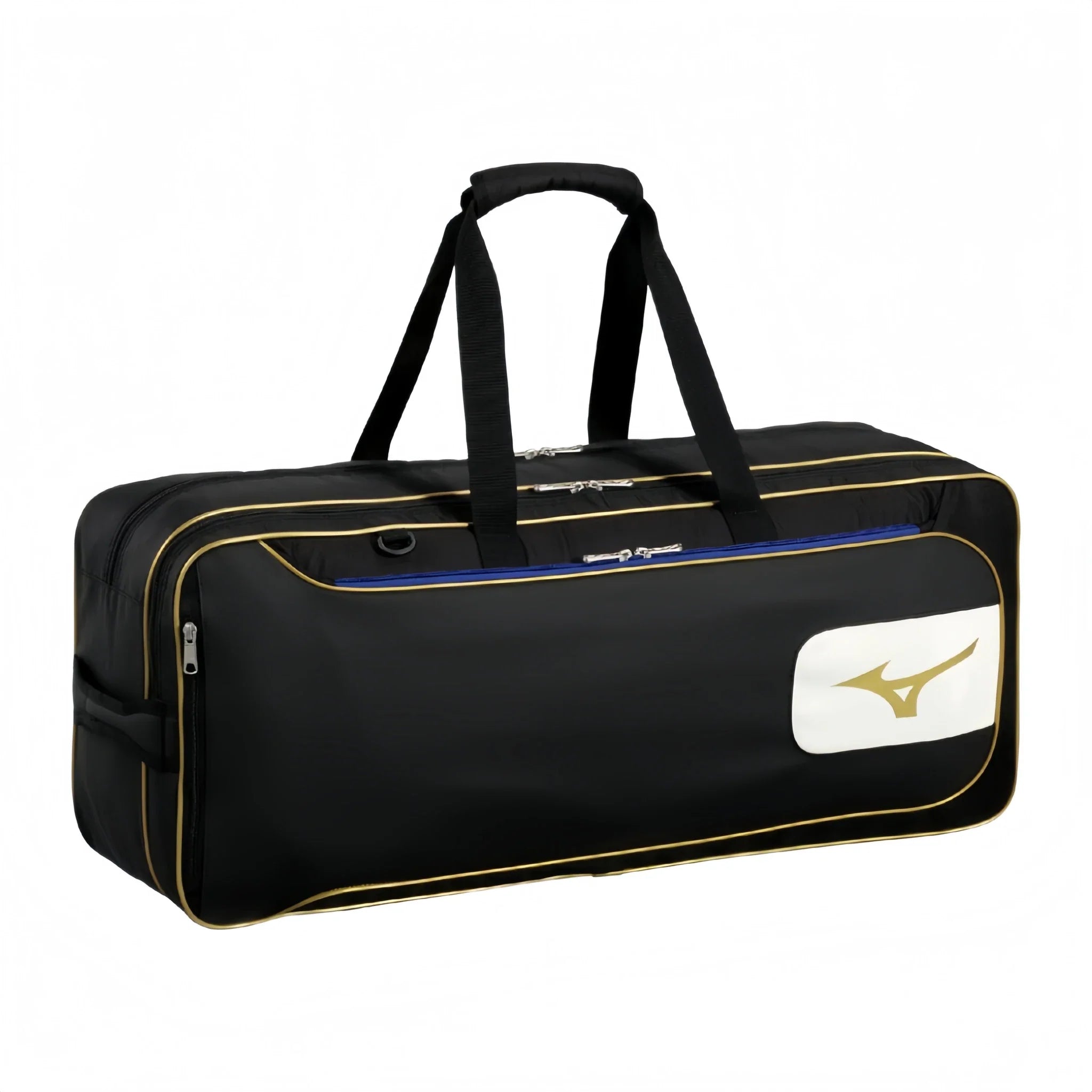 MIZUNO Pro Tournament Racquet Bag (6 Pcs) - Black/Gold - badminton racquet at Add One