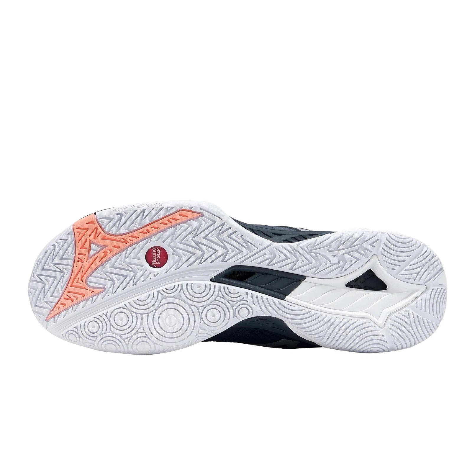 Mizuno Wave Fang 3 Unisex Badminton Shoes - Beacon Blue/White/Lava Orange - photo 4