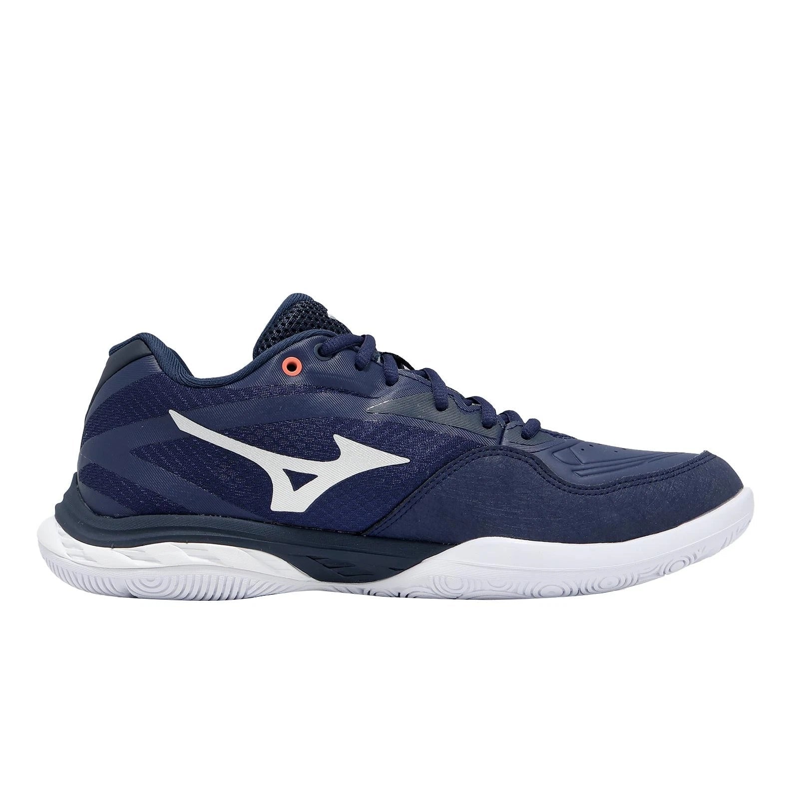 Mizuno Wave Fang 3 Unisex Badminton Shoes - Beacon Blue/White/Lava Orange - photo 2