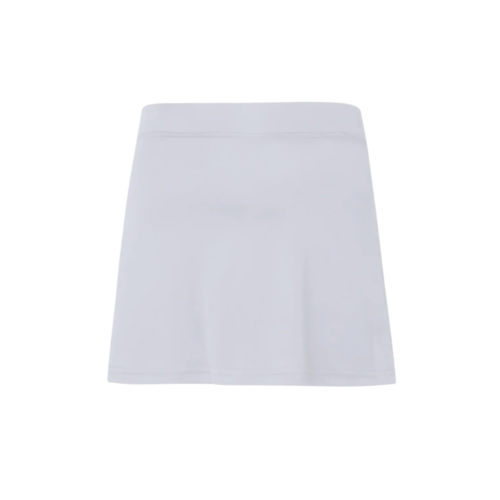 YONEX Women's Side-Slit Skort - White - back view at Add One